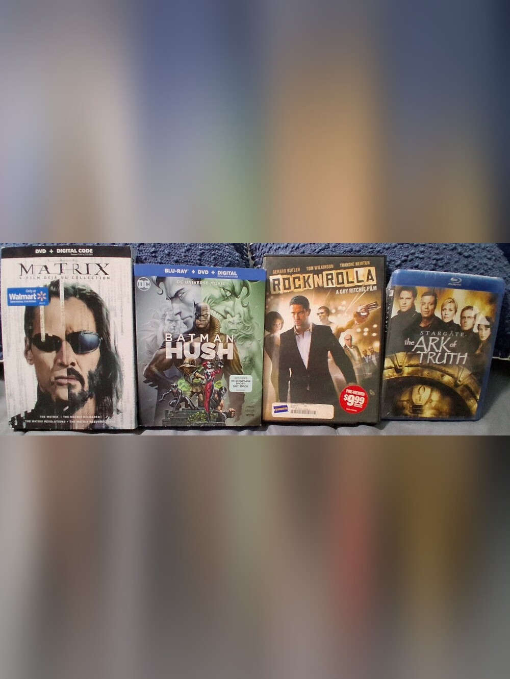 Set Of 4 DVD & Blue Ray Movies